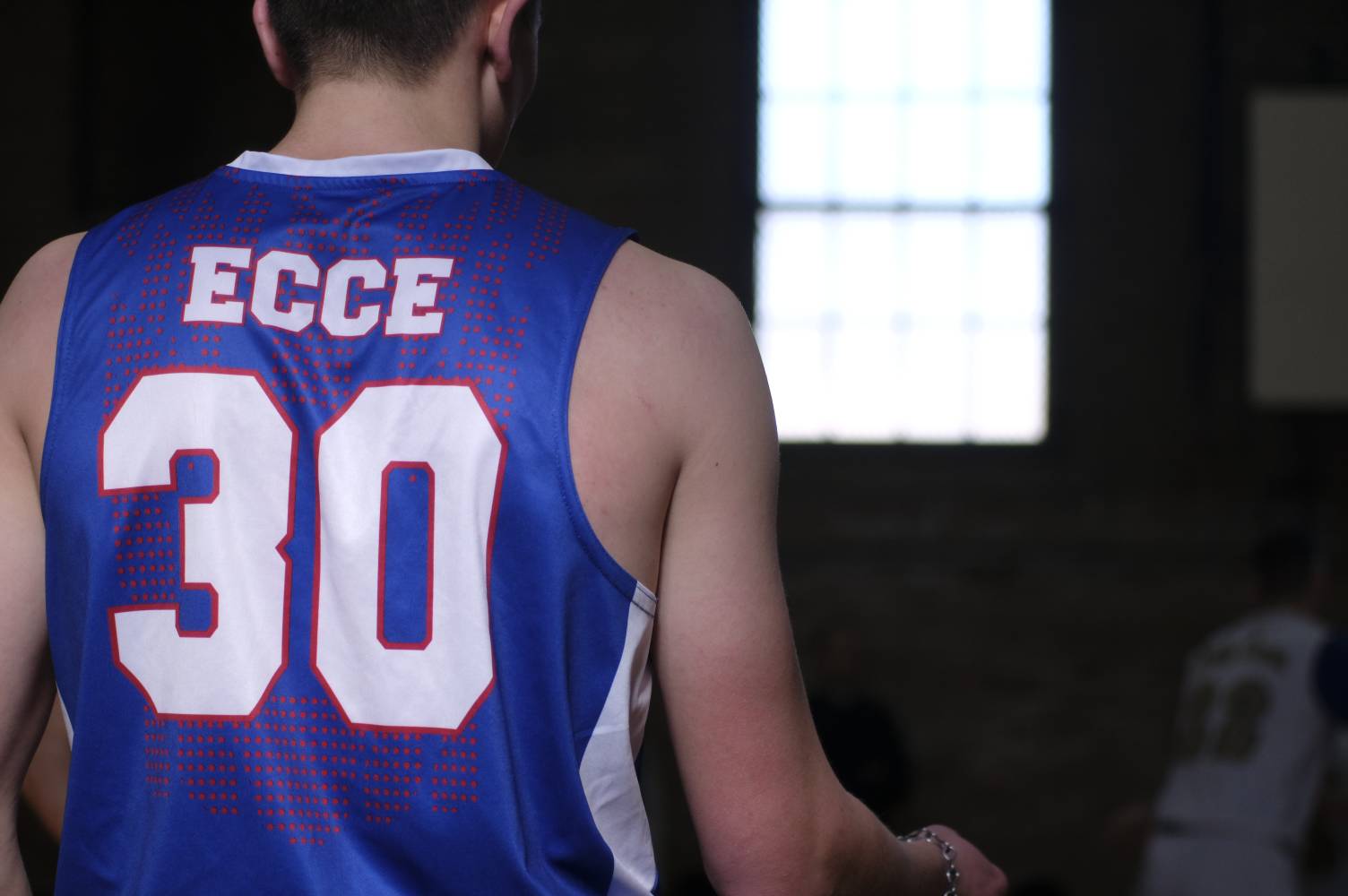 Back view of Basketball Player