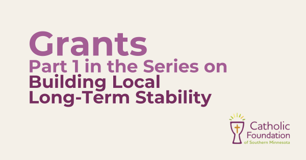 Grants: Part 1 in the Series on Building Local Long-Term Stability